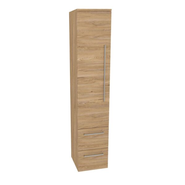 Mereo Bino, kúpeľňová skrinka vysoká 163 cm, ľavá,  Multidecor, Jaseň horský