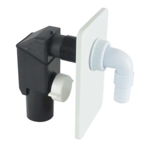 Klum Sifón práčkový podomietkový ø 40/50 mm, biely, plast