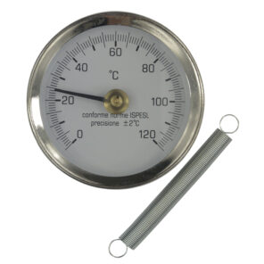 Klum Bimetalový teplomer príložný DN 63, 0 - 120 °C
