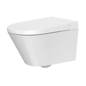 Mereo WC s integrovaným elektronickým bidetom, RIMLESS, 592x380x430 cm, keramické, vč. sedátka